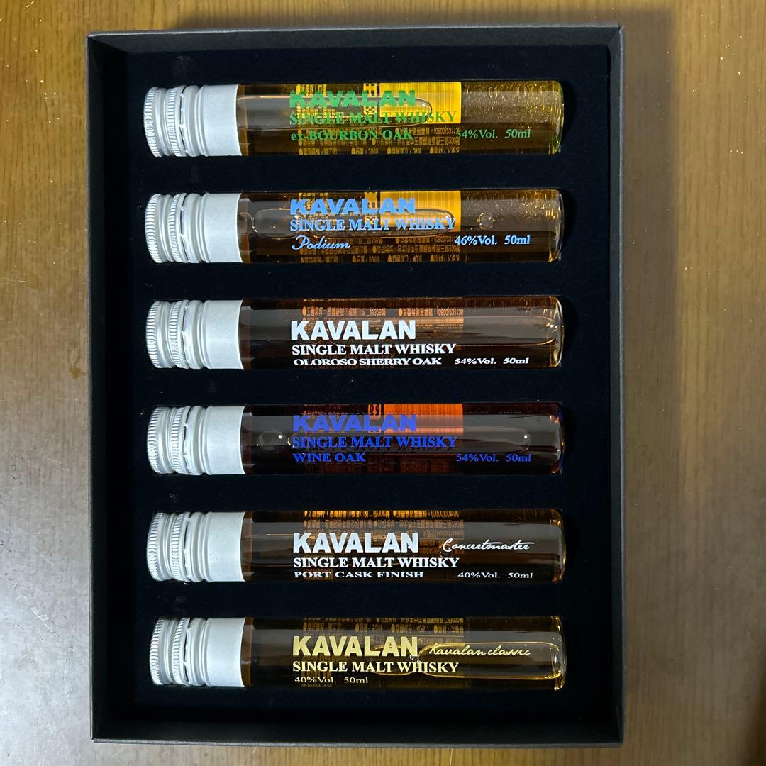 【台湾限定品】KAVALAN シングルモルトウイスキー 6本セット