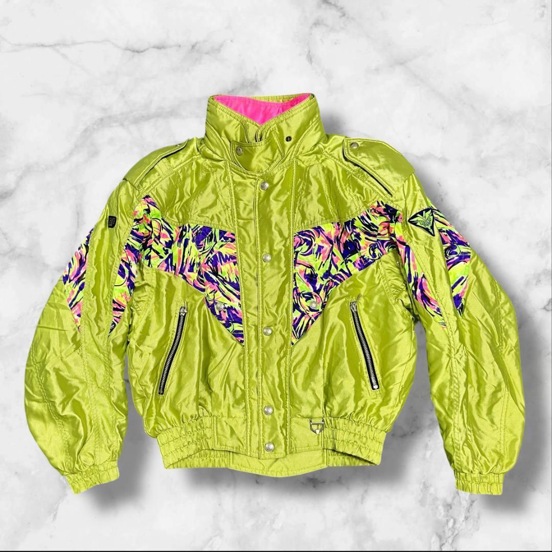 デサント 希少 XO スキーウェア ジャケット 派手柄 90s ヴィンテージ