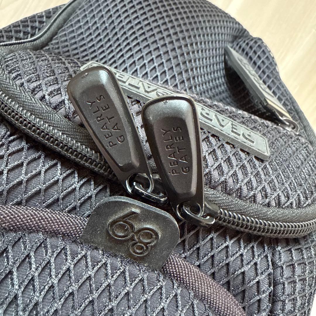 パーリーゲイツ　キャディバッグ　スタンド式　軽量　黒　ブラック　ユニセックス