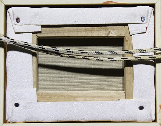 Lee【日月青富士】 日本画 0号