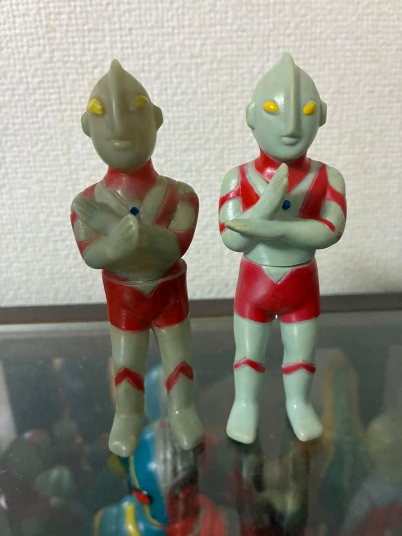 ブルマァク　ウルトラマン　ミニソフビ 2種　当時物