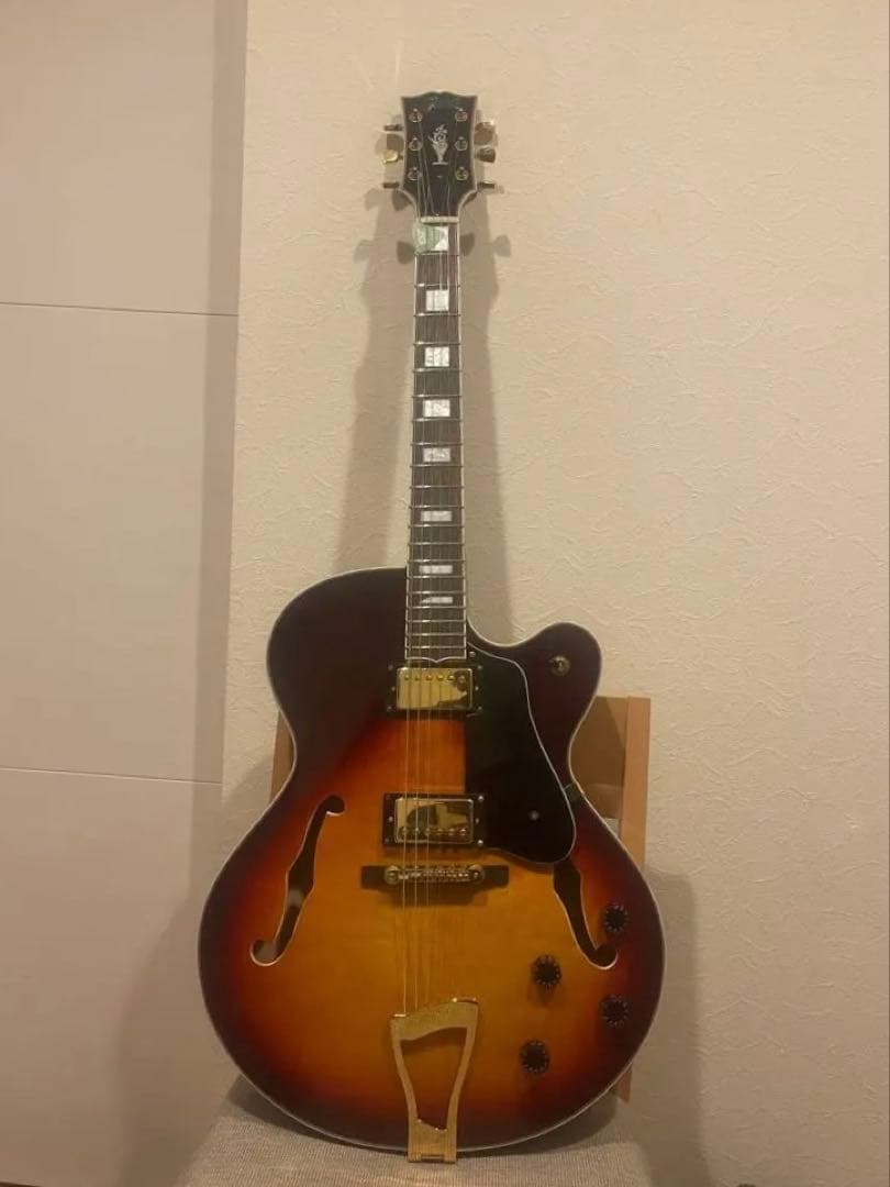 チブソン　バードランド風　フルアコ サンバースト