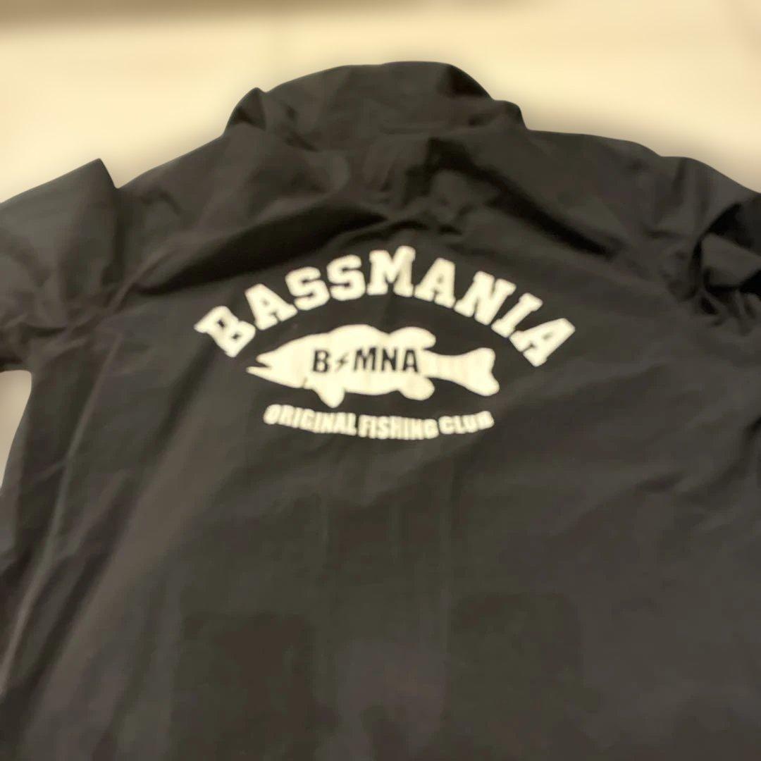 bassmania アーチロゴナイロンアノラック [ブラック]