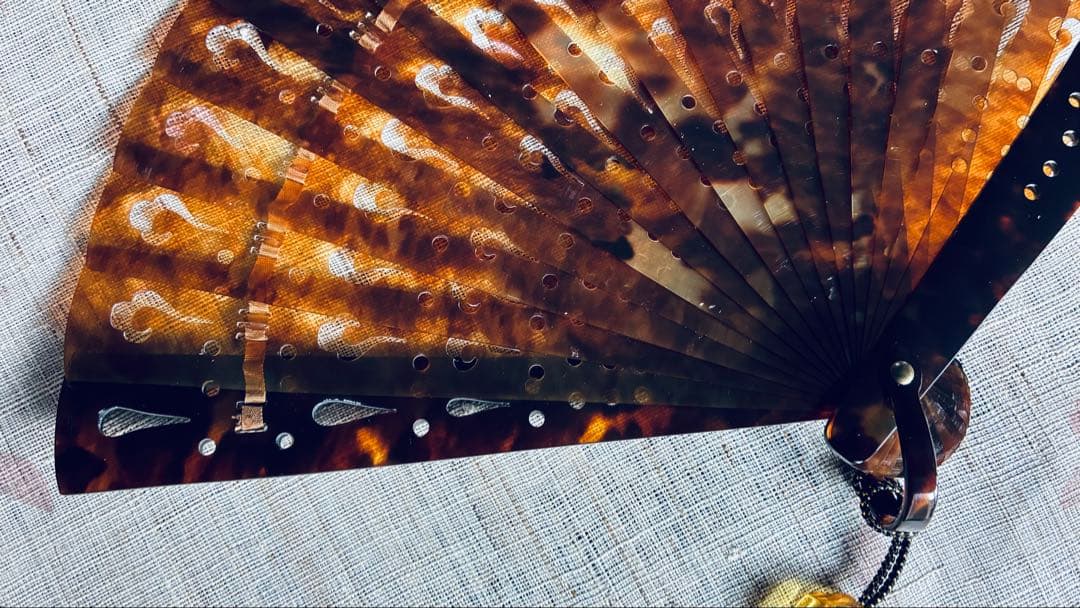 値下げ　坂本べっ甲店　長崎べっ甲　扇子