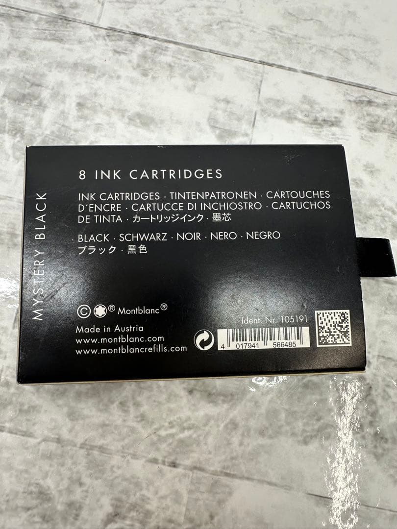 MONT BLANC 万年筆 インクカートリッジ付き　ペン先750刻印