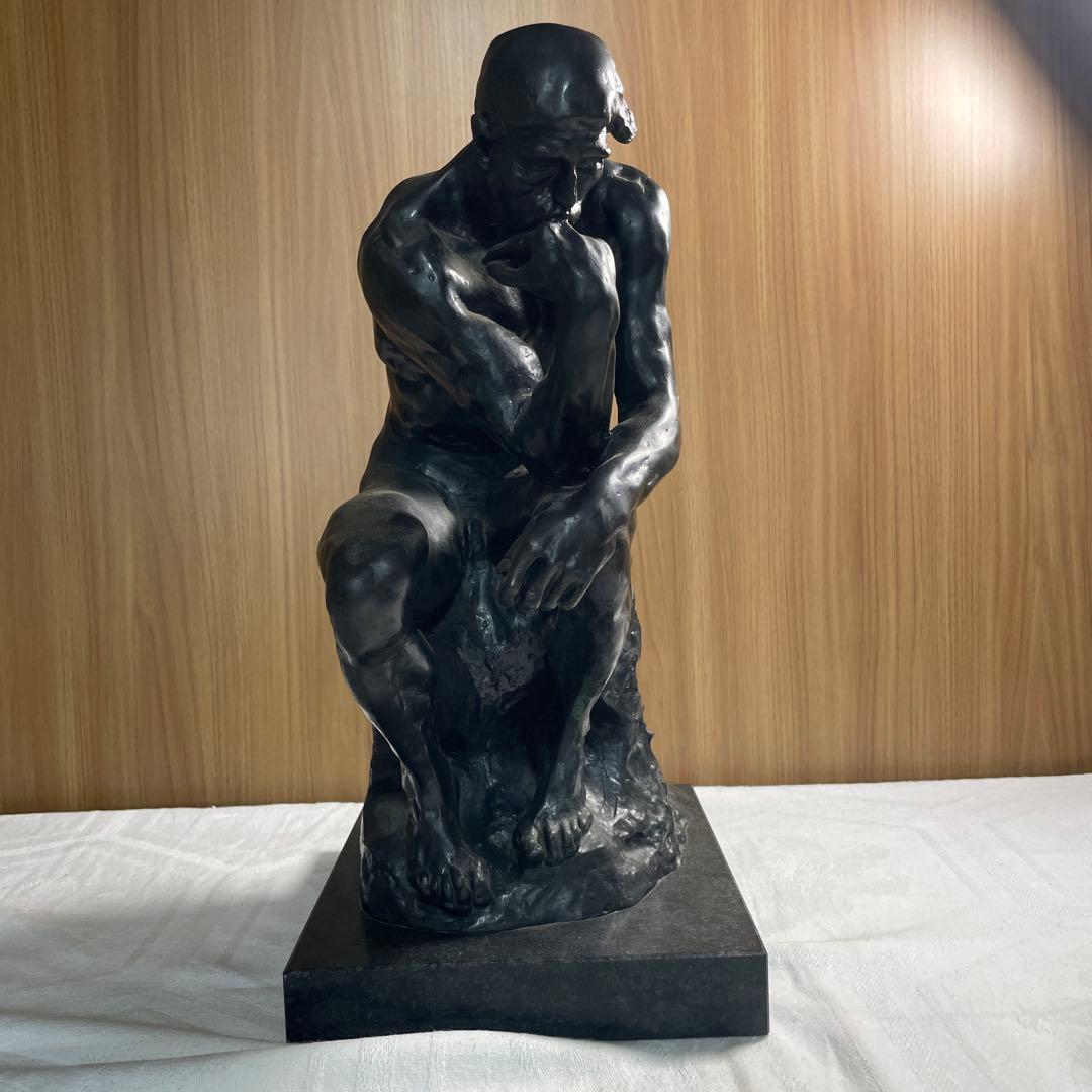 考える人 置物 オブジェ インテリア ヨーロッパ 北欧 アンティーク 高級