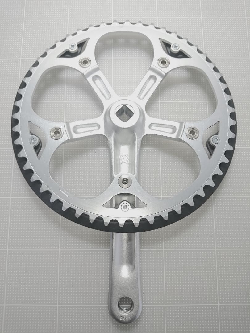 【美品】Brompton 純正 左右 クランクセット シルバー ブロンプトン