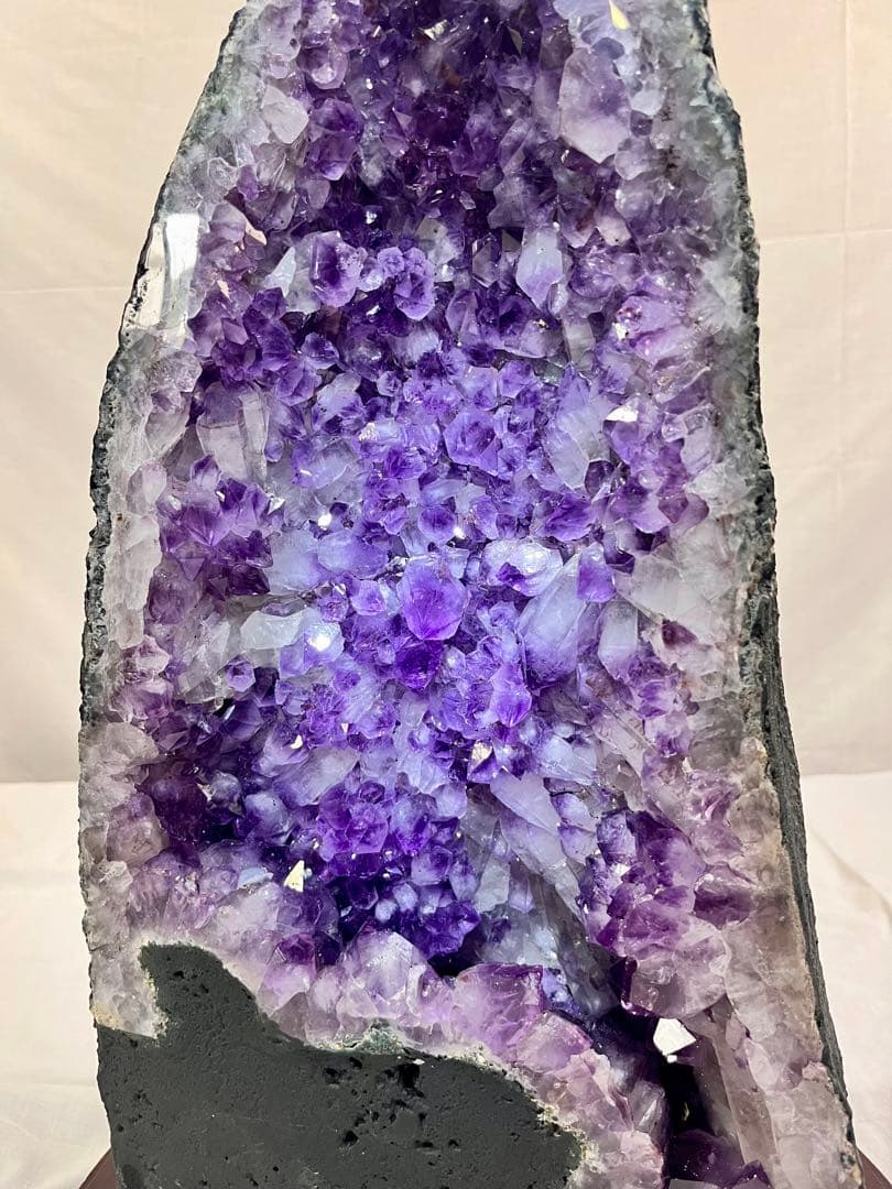 ② 大型 アメジスト クラスター 紫水晶 原石