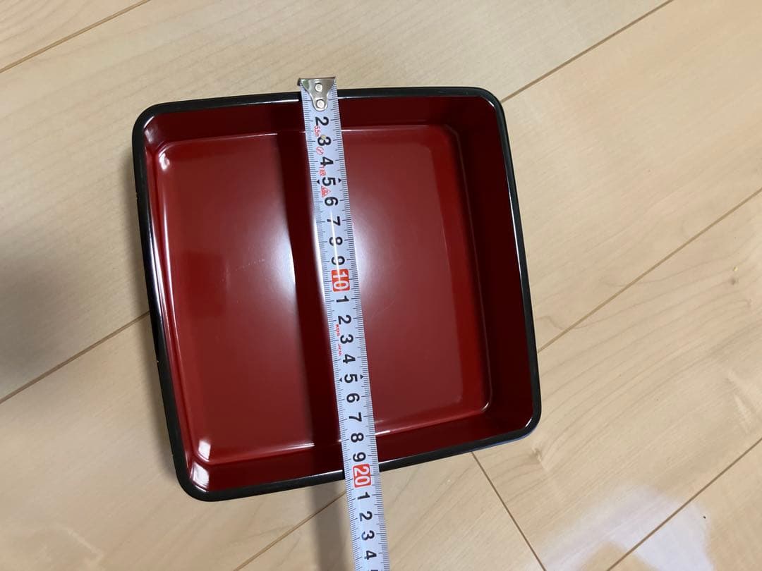 本漆塗り重箱　3段