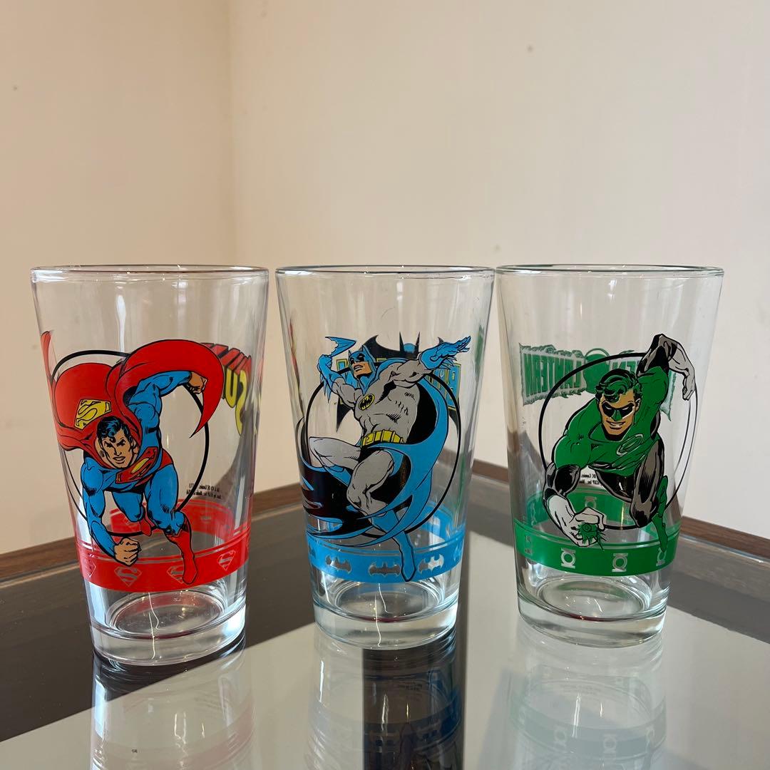 DC Comics スーパーマン バッドマン グリーンランタン グラスセット