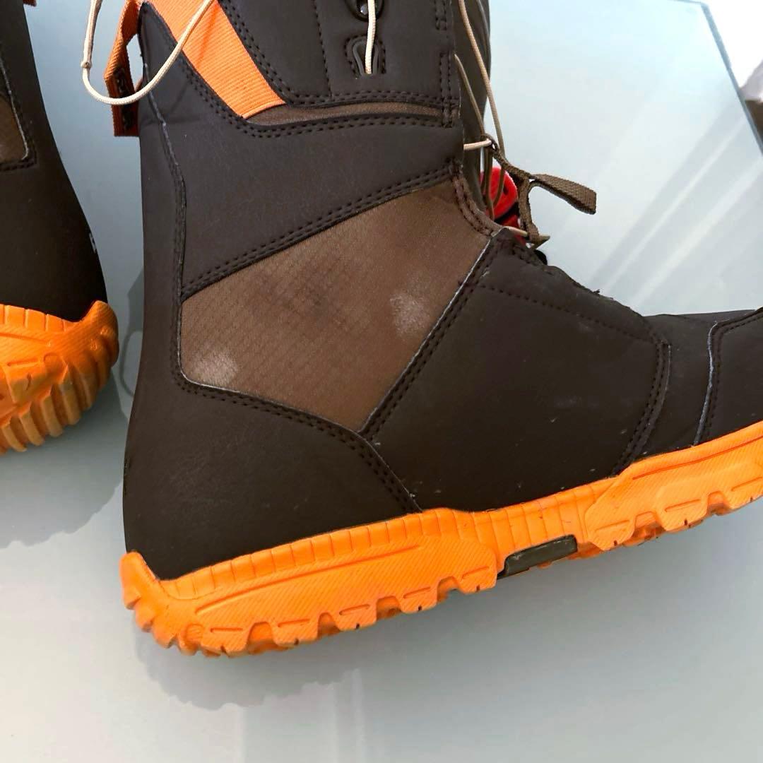 Burton MOTO スノーボードブーツ ブラウン/オレンジ　26cm