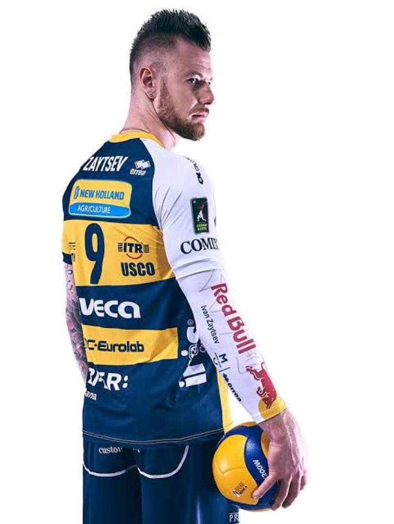 バレーボールイタリア代表 イバン・ザイツェフ選手 直筆サイン入りTシャツ