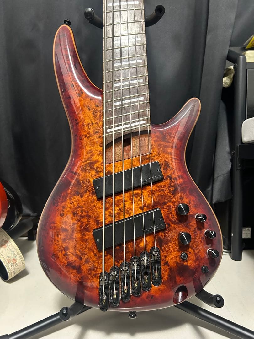 Ibanez SRMS806 Brown Topaz Burst 6弦ベース