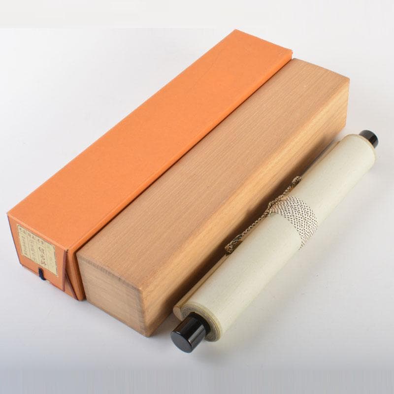 掛軸　柳生芳徳寺　橋本紹尚筆　一行書　「閑坐聴松風」　共箱　C6768A