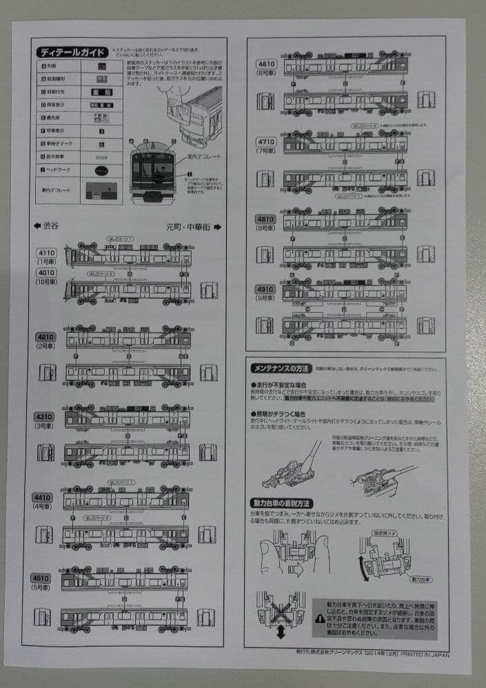 グリーンマックス東急5050系4000番台ヒカリエ号基本+増結10両セット