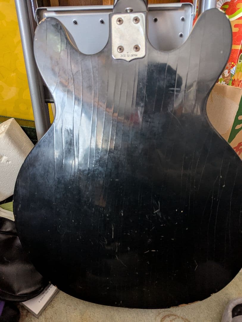 Honey エレキギター ブラック　ビザール