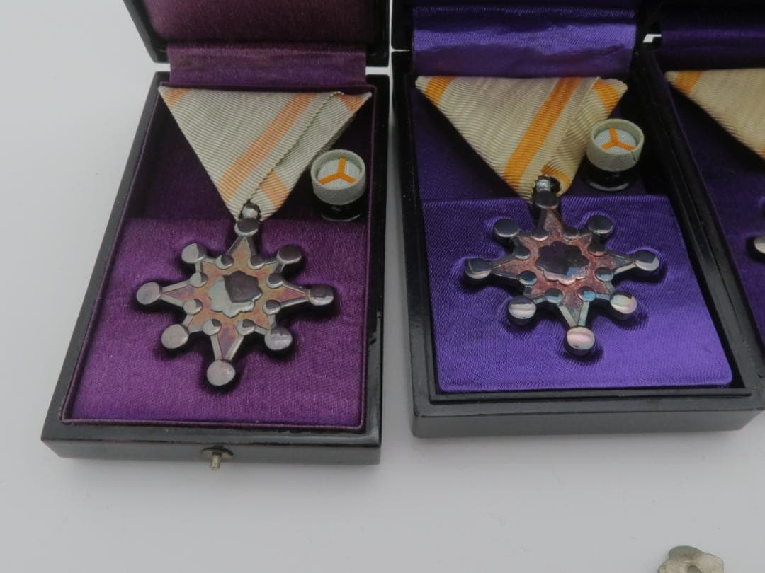 A16. 勲七等瑞宝章　勲八等瑞宝章 記章 勲章 銀メダル9点