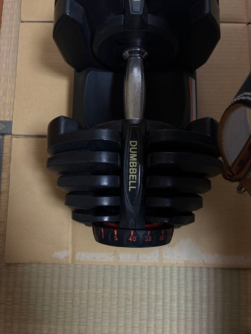 iROTEC トレーニングベンチと40キロアジャスタブルダンベルセット