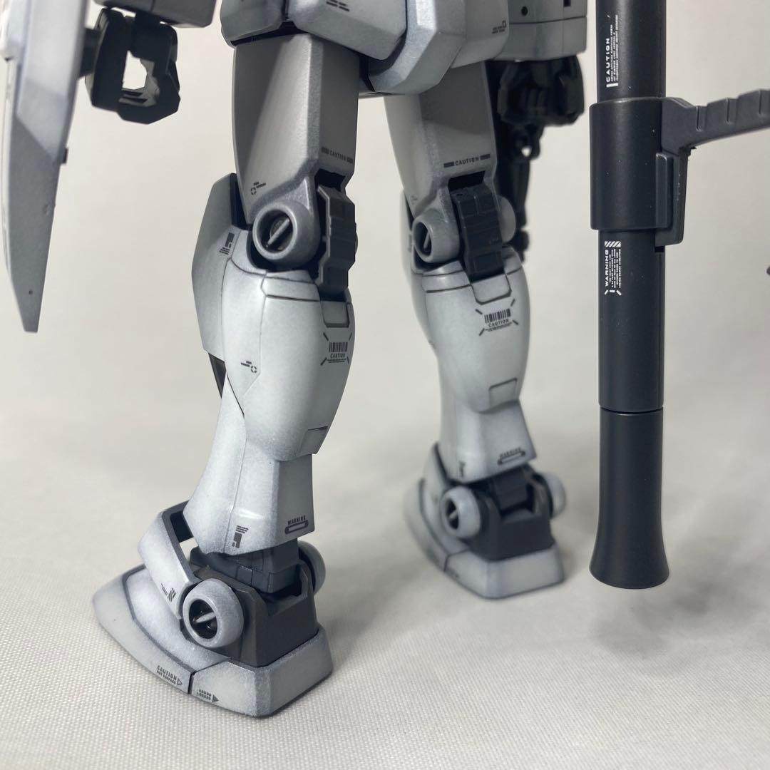 HG ジム　ロールアウトカラー　全塗装　完成品　ガンプラ　塗装済
