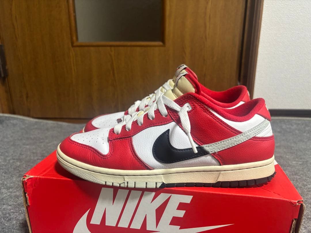 NIKE Dunk Low レッド/ホワイト/ブラック 8