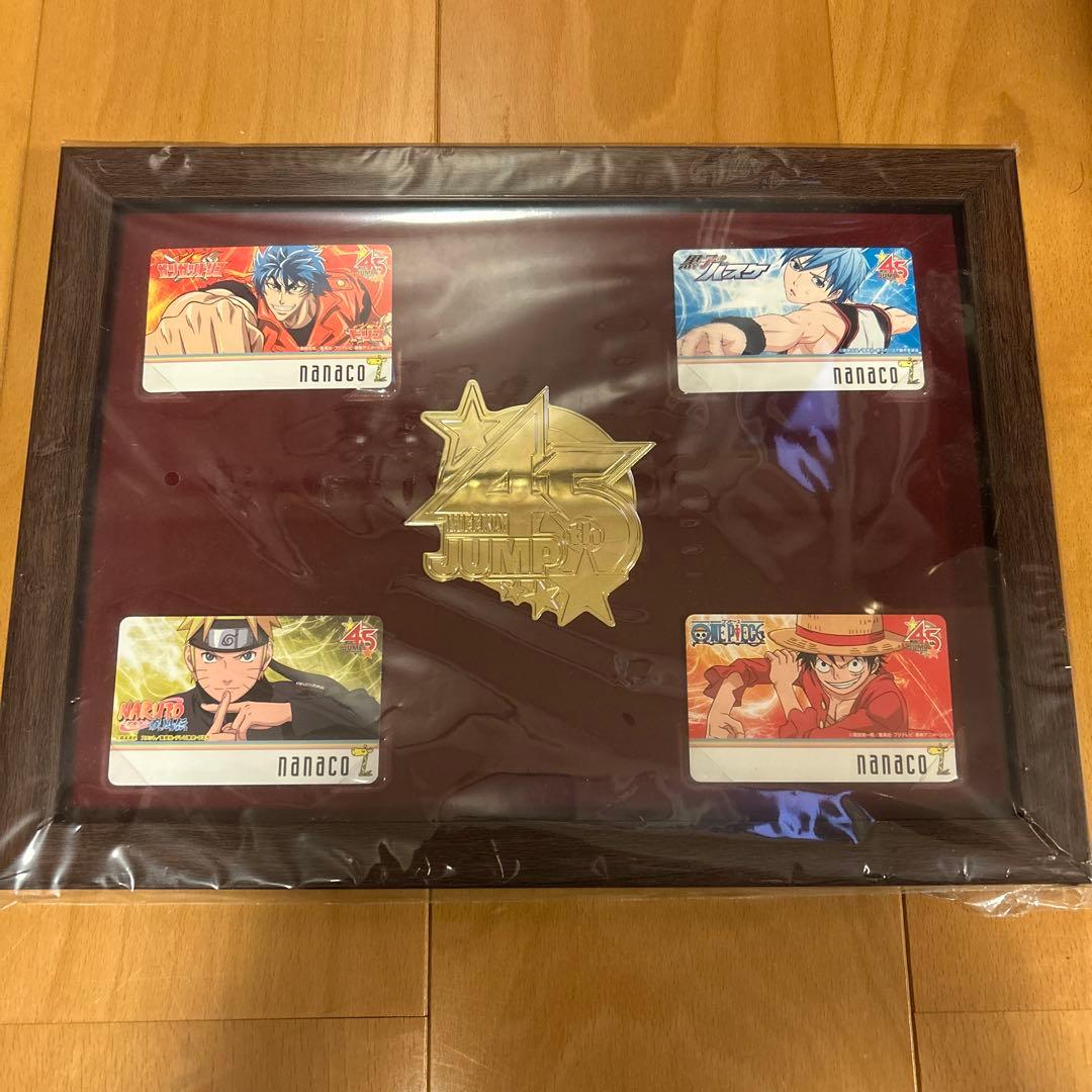 nanacoカードセット ジャンプ ルフィー ナルト