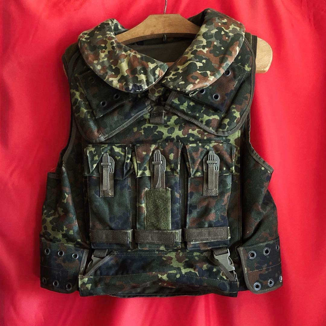 BW ドイツ連邦軍SK-4防破ベスト ボディーアーマー G36用マグポーチ付