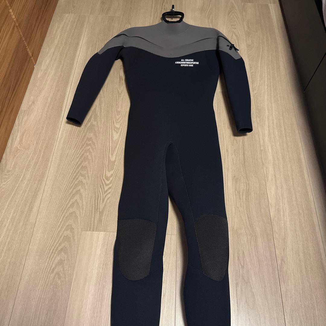 ACER フルスーツ ブラック/グレー ジッパーポケット付き