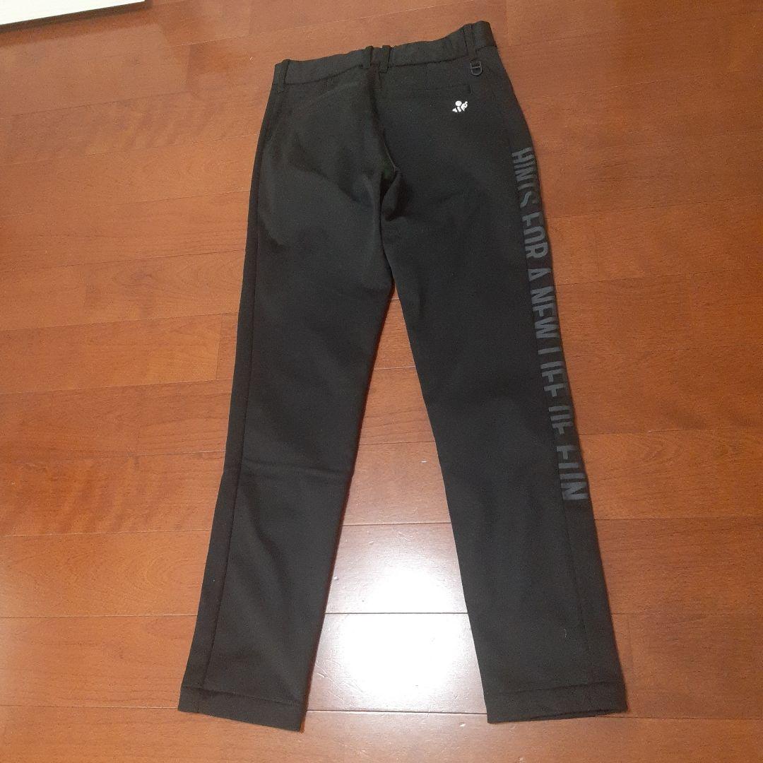 新品　ハチヤーズ　レディースゴルフ　裏起毛パンツS ブラック最終お値下げ