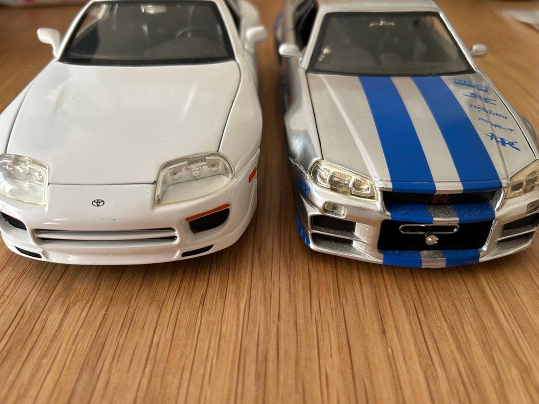 トヨタ スープラ & 日産 スカイライン GT-R ミニカーセット