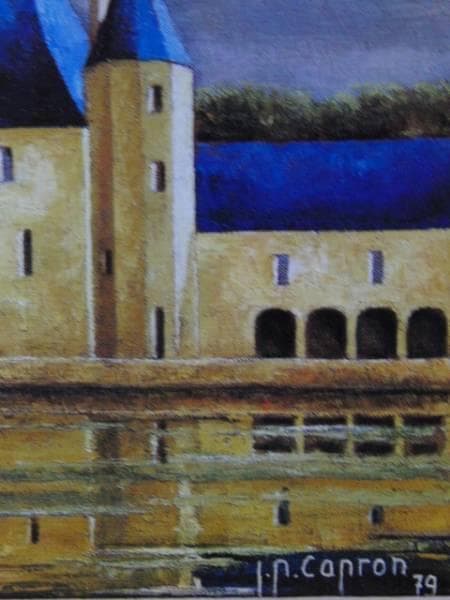 ジャン・ピエール・キャプロン、城、高級希少画集画、版上サイン入 新品額装付