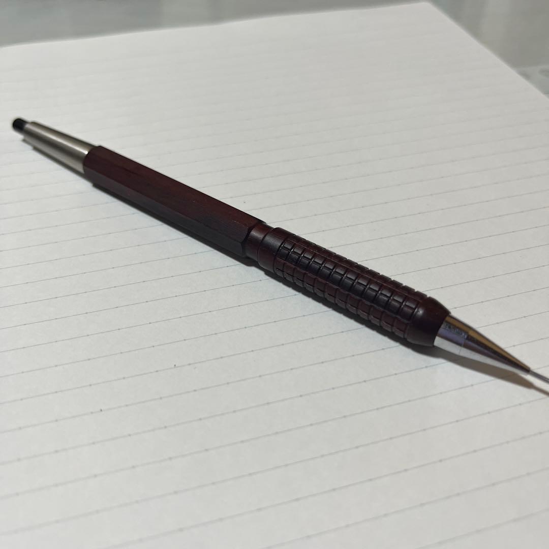 シャープタンク PG5カスタム レッド シャーペン 木軸0.5mm