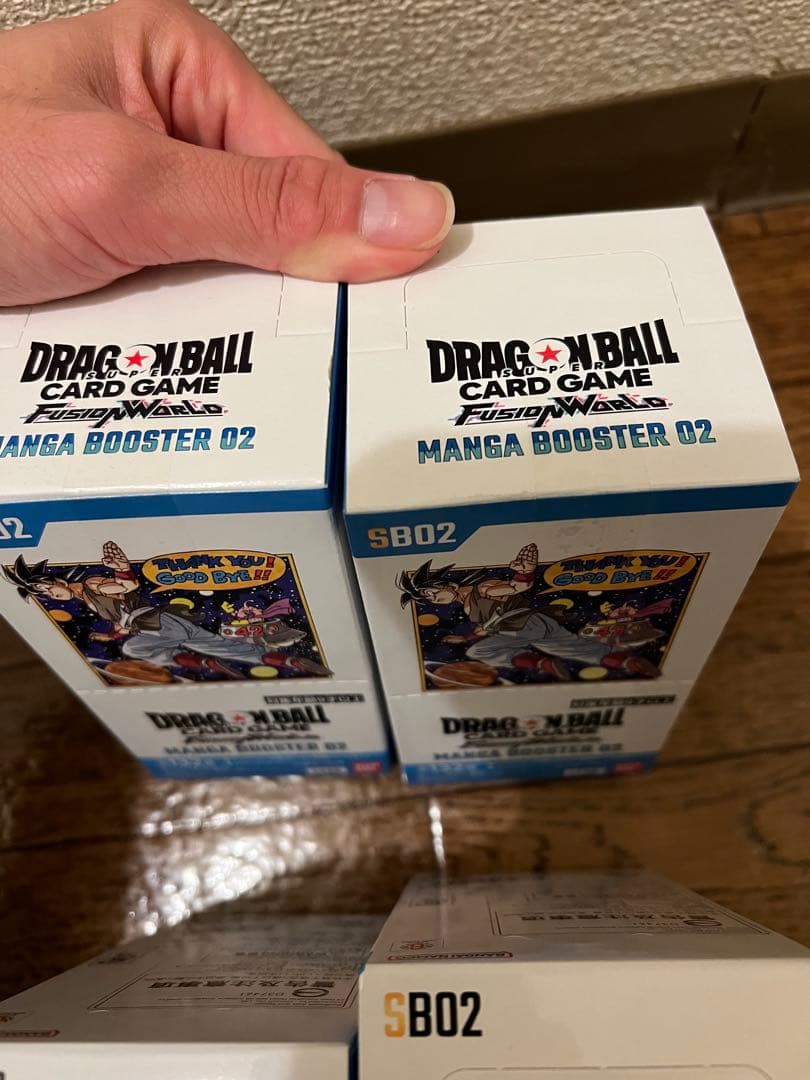 ドラゴンボールカード MANGA BOOSTER 4ボックス 未開封