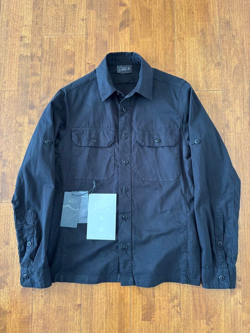 TRIPLE AUGHT DESIGN OVERLAND SHIRT シャツ 黒