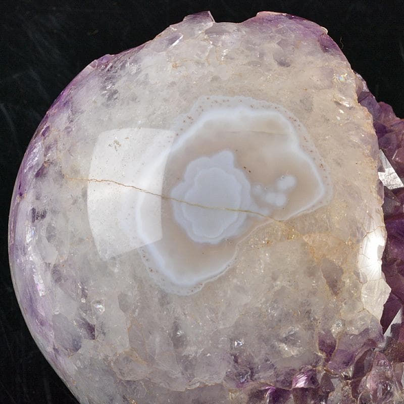 天然石　鑑賞石　アメジスト　原石　紫水晶　約1.2kg　M　R6242