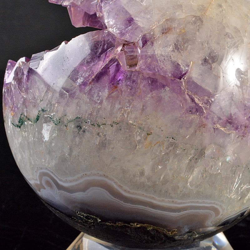 天然石　鑑賞石　アメジスト　原石　紫水晶　約1.2kg　M　R6242