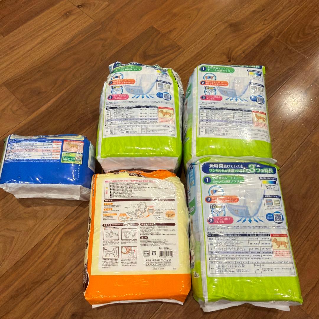 犬用おむつ‼️マナーウェア‼️長時間快適オムツ M139枚➕S22枚 合計161枚
