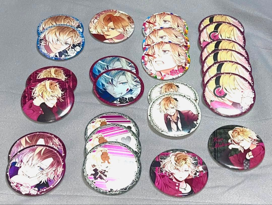 DIABOLIKLOVERS 無神コウ 缶バッジ 25枚セット