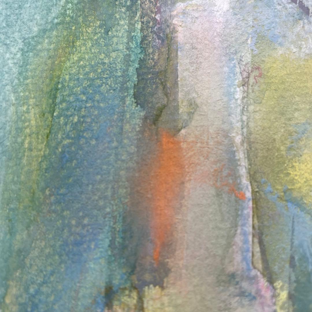 パステル画/色褪せない花束の贈り物/癒し/ヒーリング/パワースポット/