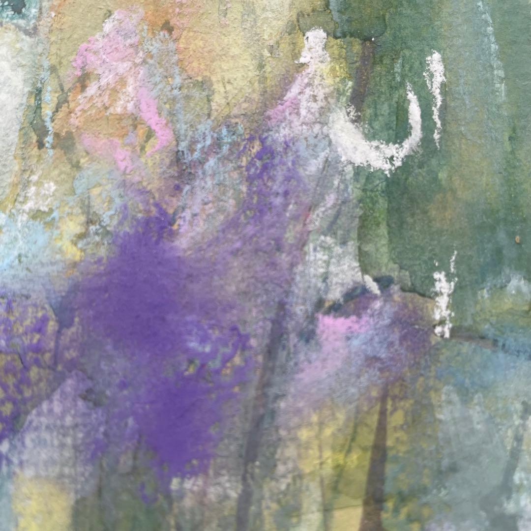 パステル画/色褪せない花束の贈り物/癒し/ヒーリング/パワースポット/