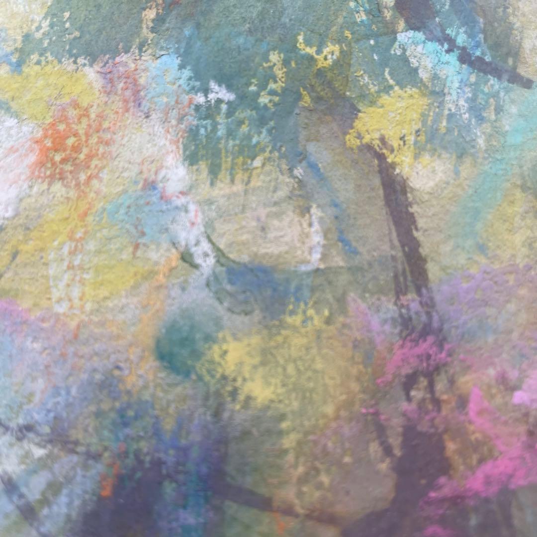 パステル画/色褪せない花束の贈り物/癒し/ヒーリング/パワースポット/