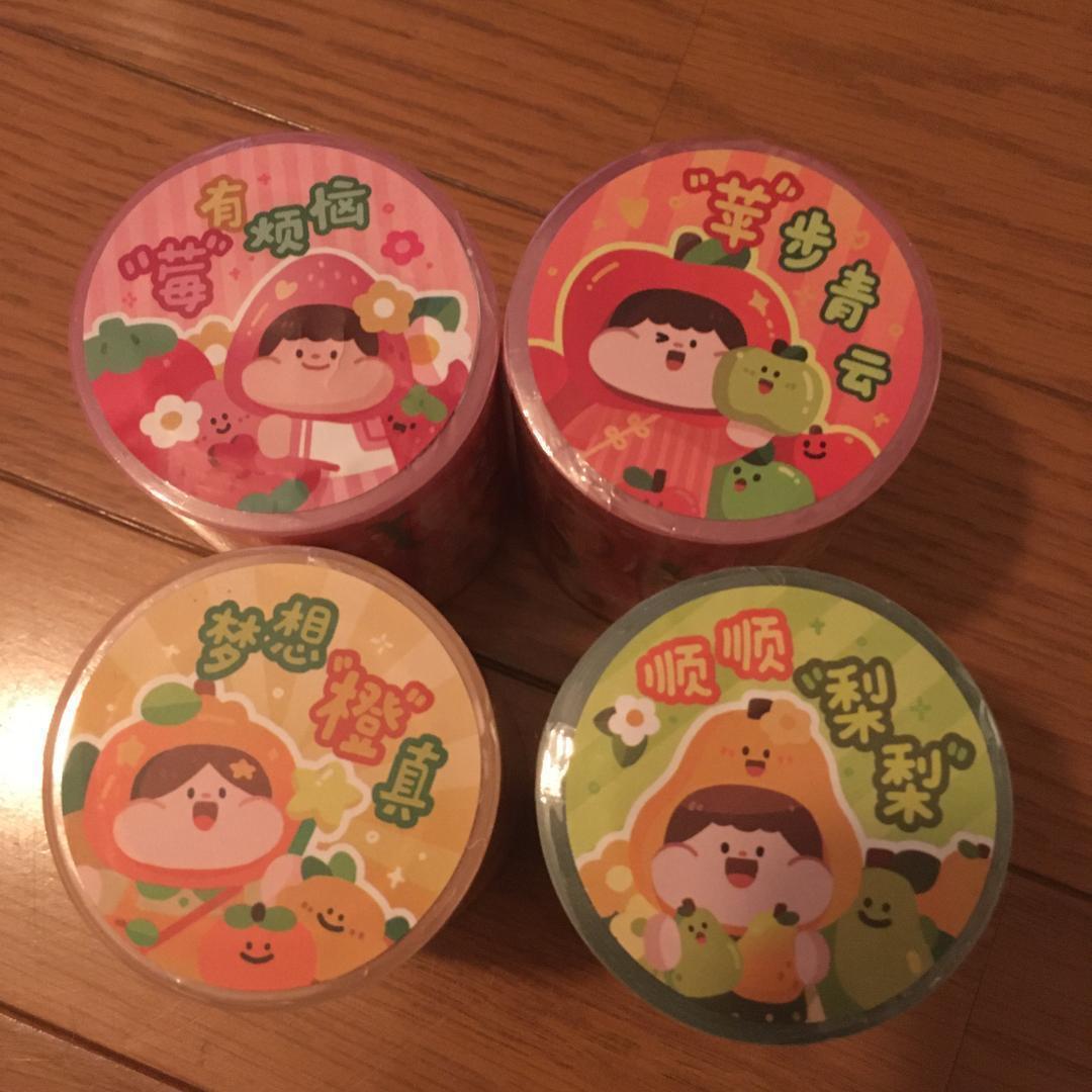 【4巻セット】Meatball 肉球新作 フルーツシリーズ 海外シール