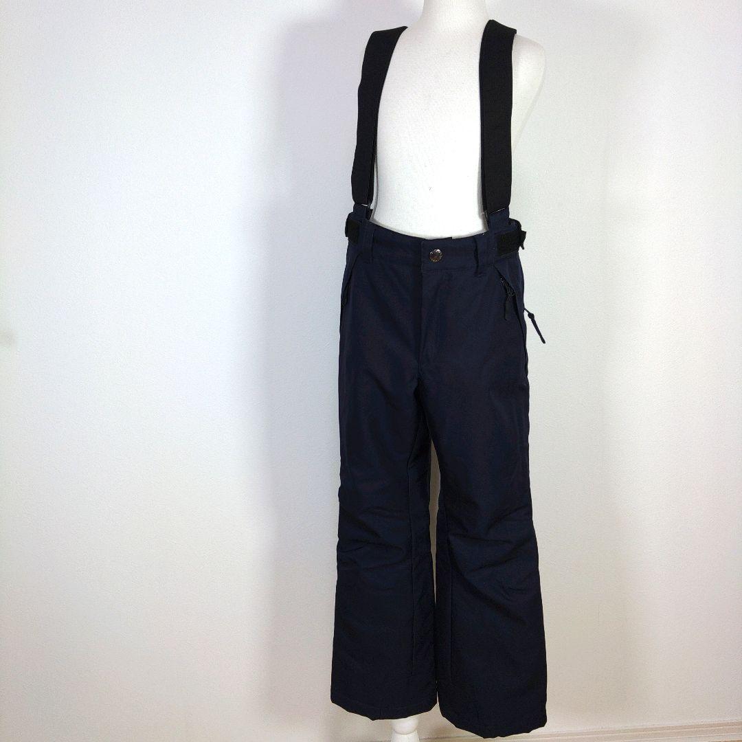 スキーウェア　110cm　男の子　キッズ　子供　オレンジ　ネイビー　紺　ゴーグル