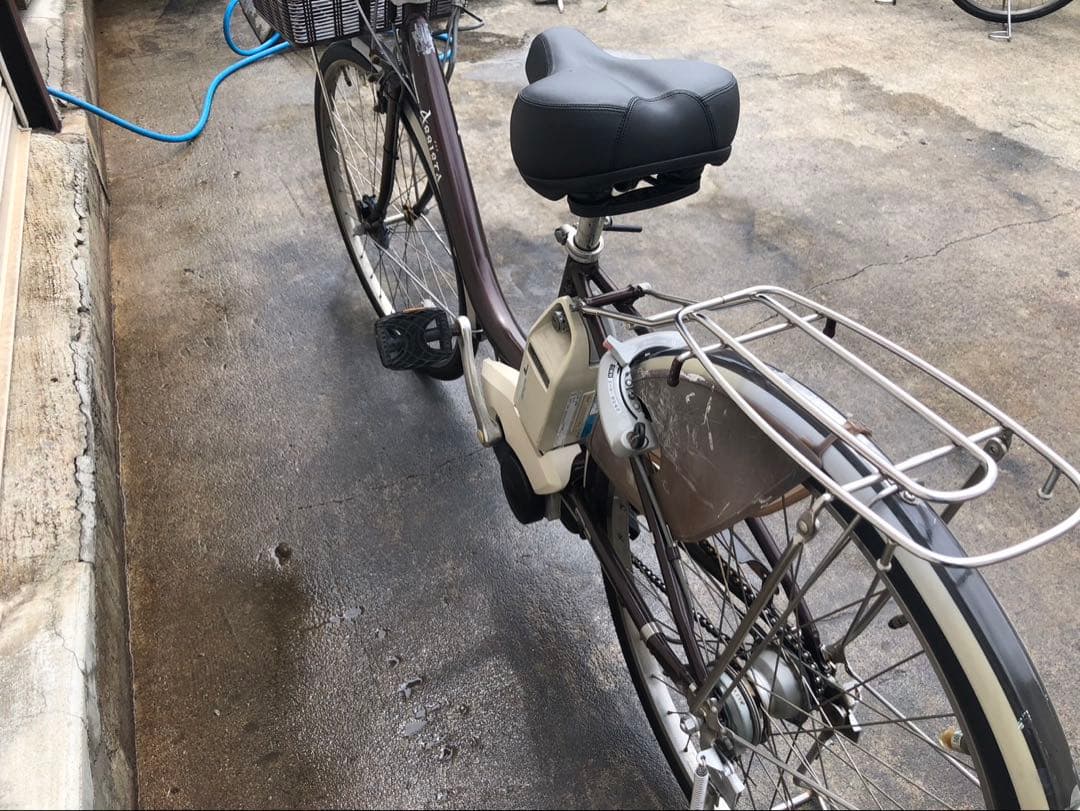 ブリヂストン新機種電動アシスト自転車アシスタ26インチブラウンアルミボディー
