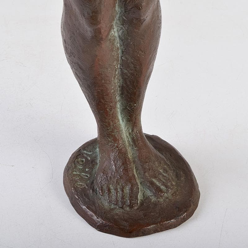 彫刻家　雨宮敬子作　ブロンズ　裸婦像　女性像　約4.97㎏　M　R9305B