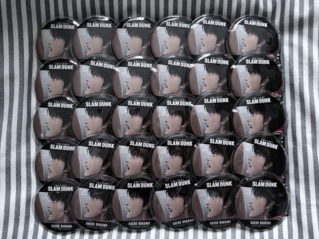 SLAM DUNK スラムダンク 流川楓 缶バッジ 30個セット
