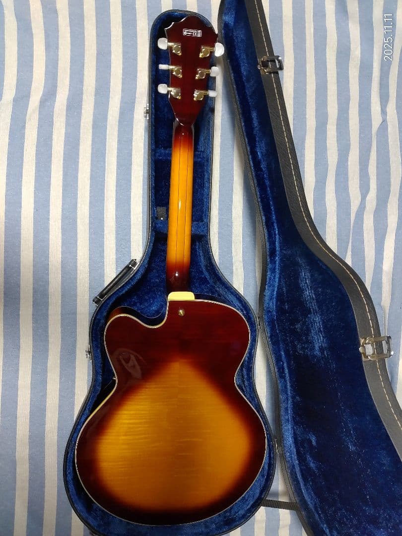 IBANEZのアートコアカスタムシリーズの1ランク上フルアコAF105-VB美品