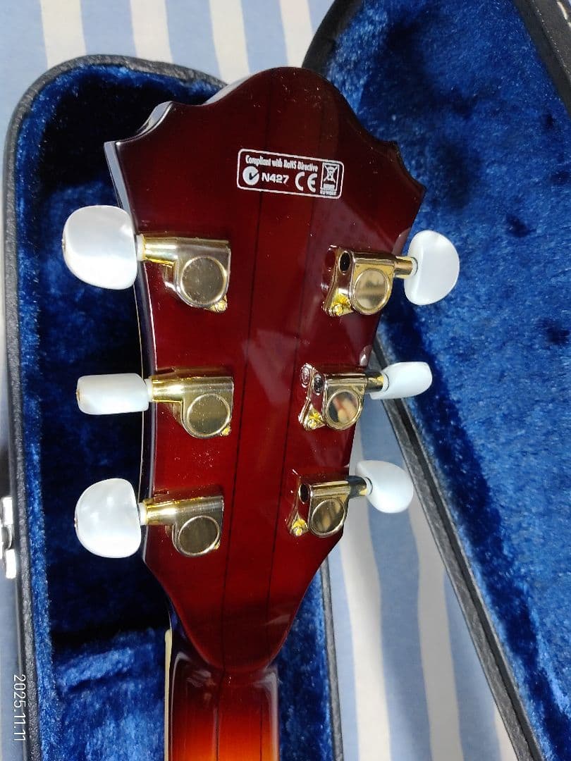 IBANEZのアートコアカスタムシリーズの1ランク上フルアコAF105-VB美品