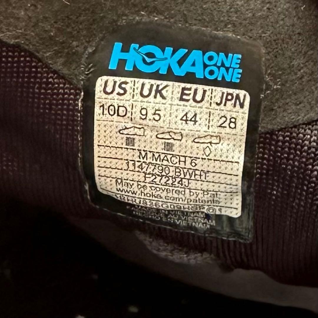 HOKA ホカ　MACH6 28.0cm ブラック【美品】