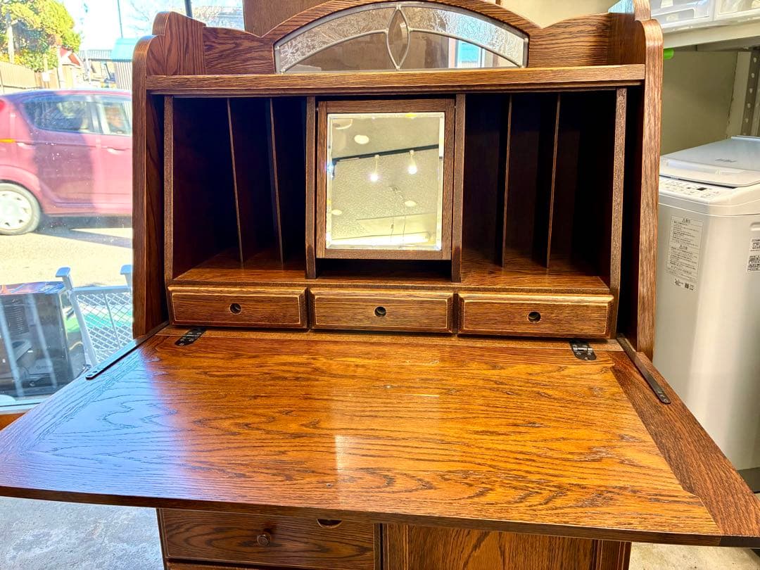 カントリーハウス ライティングビューロー 三越家具 ブルージュ 英国 デスク