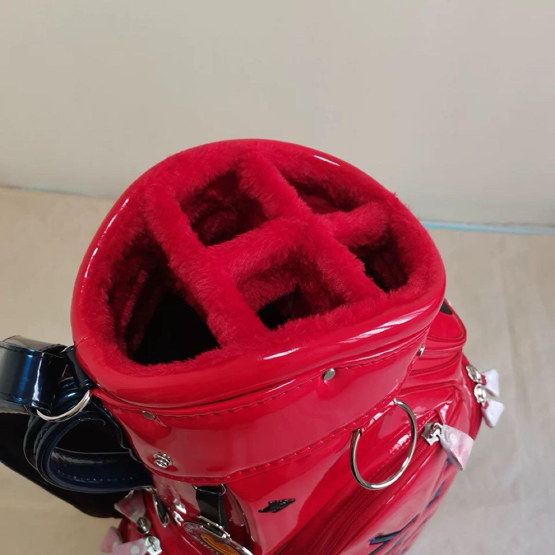 PEARLY GATES キャディバッグ レッド ゴルフバッグ